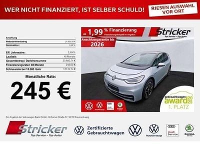Second-hand VW ID.3 Pro Performance 150 kW (204 CP) 2021 Negru Hatchback