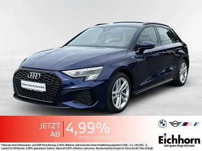 Gebraucht Audi A3 150 PS (110 kW) 2022 Navarra blue metallic Limousine
