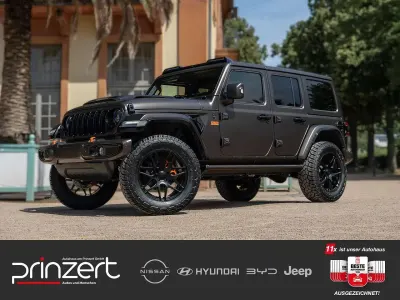 Neu Jeep Wrangler Sahara 272 PS (200 kW) 2025 Hydro blue SUV