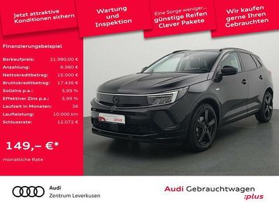 Gebraucht Opel Grandland X GS Line 131 PS (96 kW) 2022 Diamantschwarz SUV