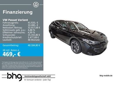 Grenadillschwarz metallic Gebraucht 2025 VW Passat Elegance Kombi | 41.920 € (Guter Preis)