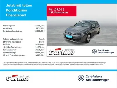 Gebraucht VW Golf VIII Life 116 PS (85 kW) 2024 Grau Limousine