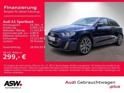 Navarrablau metallic Gebraucht 2024 Audi A1 Sportback S-Line Kleinwagen | 26.390 € (Fairer Preis)