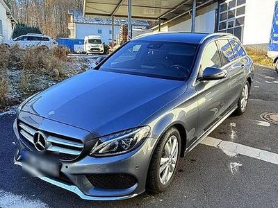 Usata Mercedes C180 AMG line 156 CV (114 kW) 2016 Grigio Station wagon