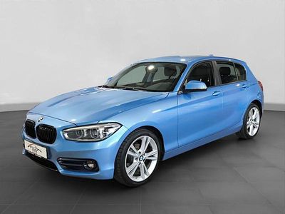 Gebraucht BMW 116 Sport Line 116 PS (85 kW) 2018 Blau Kleinwagen