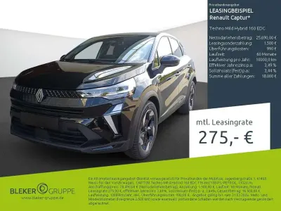 Nuova Renault Captur Techno 158 CV (116 kW) 2025 Nero SUV