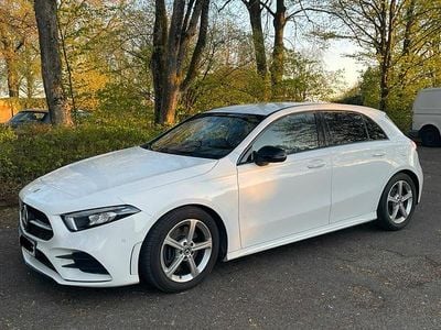 Brugt Mercedes A220 AMG line 190 HK (139 kW) 2019 Hvid Sedan
