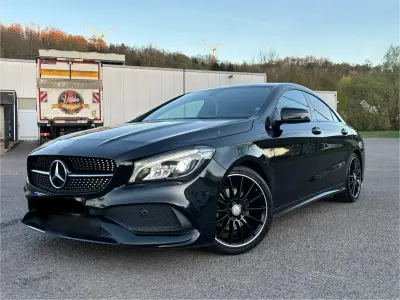 Brugt Mercedes CLA180 AMG line 122 HK (89 kW) 2016 Sort Sedan