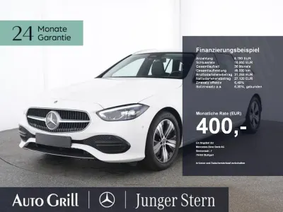 Gebraucht Mercedes C200 Avantgarde 163 PS (119 kW) 2025 Unilack polarweiss Kombi