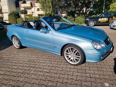 Second-hand Mercedes CLK200 163 CP (119 kW) 2003 Albastru Cabrio