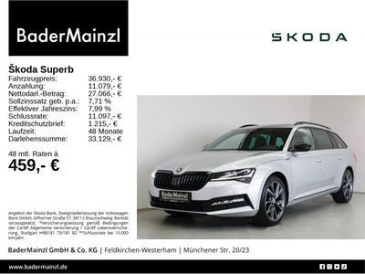 gebraucht Skoda Superb Combi 2.0 TDI 4x4 DSG Sportline AHK Stdhz