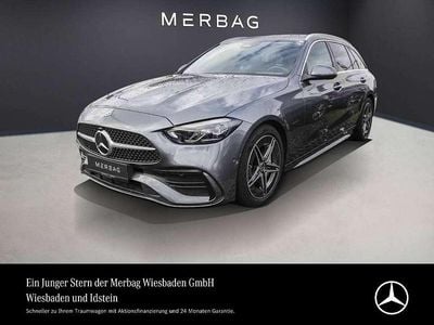Gebraucht Mercedes C300 AMG line 265 PS (194 kW) 2023 Selenitgrau Kombi
