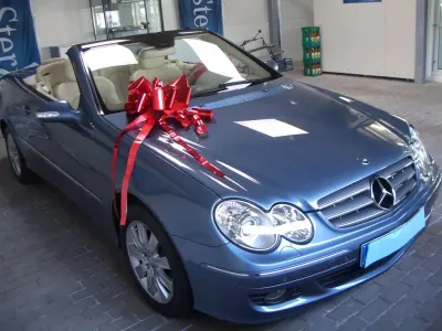 Gebraucht Mercedes CLK280 Elegance 231 PS (169 kW) 2008 Blau Cabrio