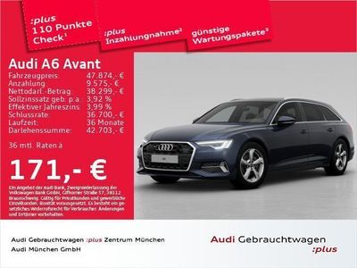 Gebraucht Audi A6 Advanced Plus 204 PS (150 kW) 2024 Firmamentblau metallic Kombi