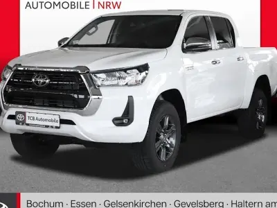 Ny Toyota HiLux Comfort 204 HK (150 kW) 2026 Hvid Pickup / Ladvogn