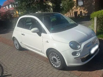 Begagnad Fiat 500 Lounge 69 HK (50 kW) 2008 Vit Halvkombi