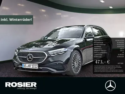 Gebraucht Mercedes E450 AMG line 367 PS (269 kW) 2025 Schwarz / obsidianschwarz Kombi