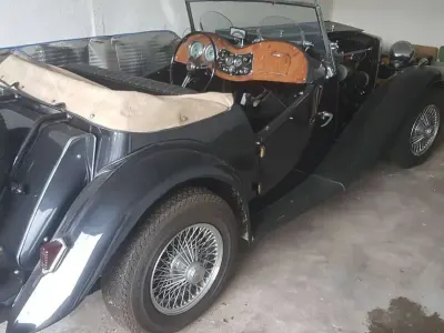 Gebraucht MG TD 54 PS (39 kW) 1954 Schwarz Cabrio