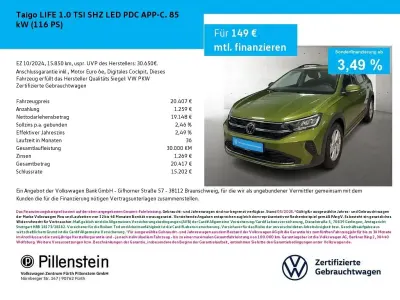 Gebraucht VW Taigo Life 116 PS (85 kW) 2024 Grün SUV