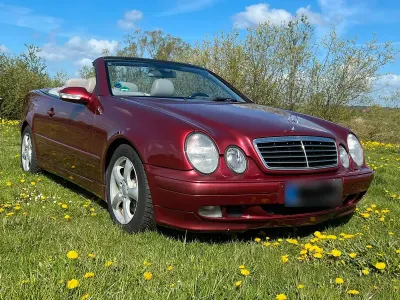 Usata Mercedes CLK230 197 CV (144 kW) 2000 Rosso Cabrio