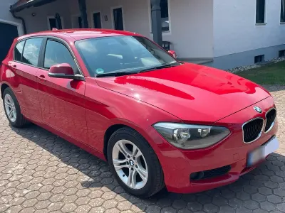 Gebraucht BMW 114 102 PS (75 kW) 2012 Rot Kleinwagen