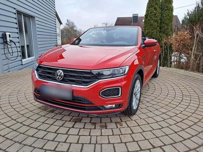 Gebraucht VW T-Roc Cabriolet R-line 150 PS (110 kW) 2020 Rot Cabrio