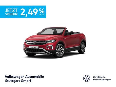 Gebraucht VW T-Roc Cabriolet Style 150 PS (110 kW) 2024 Kings red metallic/schwarz Cabrio