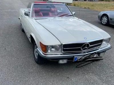Second-hand Mercedes SL350 200 CP (147 kW) 1971 Alb Cabrio