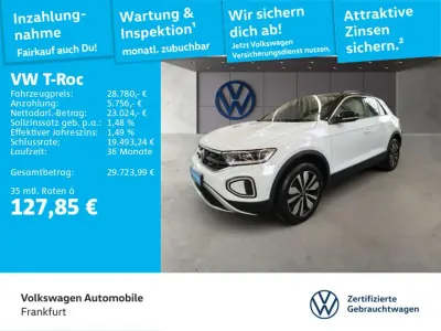 Brugt VW T-Roc Goal 150 HK (110 kW) 2025 Hvid SUV