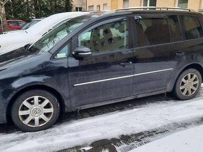 Gebraucht VW Touran Conceptline 105 PS (77 kW) 2009 Schwarz Van / Kleinbus