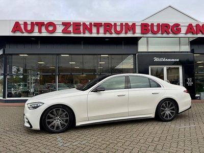 Weiß Gebraucht 2022 Mercedes S400 AMG line Limousine | 95.950 € (Teuer)