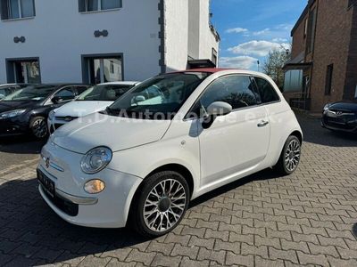 gebraucht Fiat 500 Lounge/Cabrio/ROT-WEISS