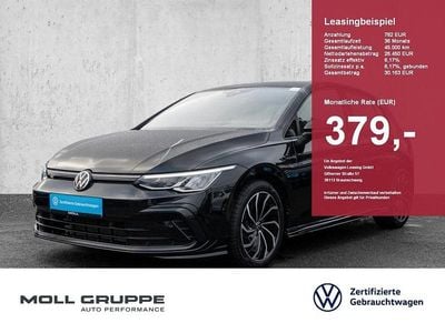 Gebraucht VW Golf VIII R-line 190 PS (139 kW) 2022 Schwarz Limousine