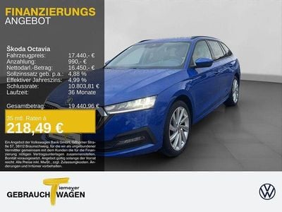 Gebraucht Skoda Octavia Ambition 204 PS (150 kW) 2022 Blau Kombi