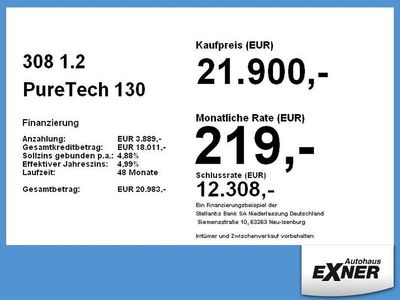 Gebraucht Peugeot 308 GT 131 PS (96 kW) 2023 Weiss Limousine