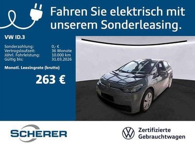 Gebraucht VW ID.3 Pure 110 kW (150 PS) 2021 Grau Kleinwagen