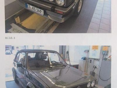 Gebraucht VW Golf Cabriolet Karmann 110 PS (80 kW) 1982 Grün Cabrio