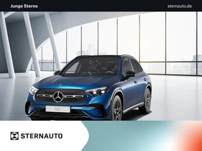 Gebraucht Mercedes GLC300 AMG line 269 PS (197 kW) 2024 Metalliclack spektralblau SUV