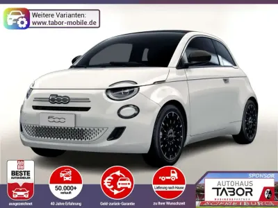 Neu Fiat 500C La Prima 65 PS (47 kW) 2026 Ice weiß Cabrio
