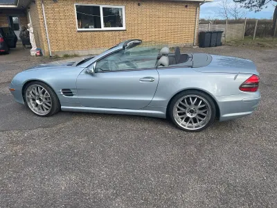 Gebraucht Mercedes SL500 320 PS (235 kW) 2003 Silber Cabrio
