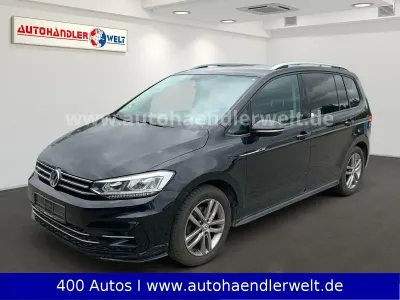 Gebraucht VW Touran R-line 150 PS (110 kW) 2017 Schwarz Van / Kleinbus