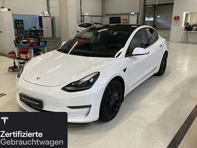 Gebraucht Tesla Model 3 Performance 377 kW (513 PS) 2021 Weiß Limousine
