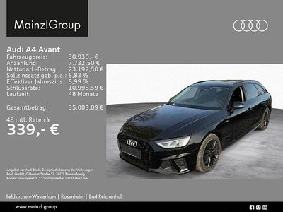 Gebraucht Audi A4 S-Line 164 PS (120 kW) 2022 Schwarz Kombi