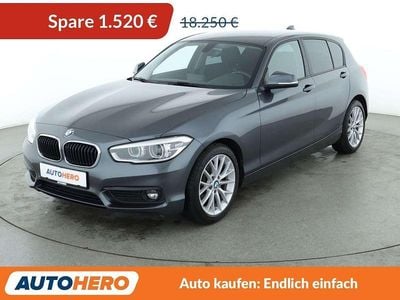 Mineralgrau Gebraucht 2017 BMW 118 Advantage Kleinwagen | 16.730 € (Fairer Preis)