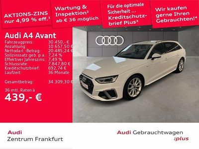 Gebraucht Audi A4 S-Line 150 PS (110 kW) 2023 Ibisweiß Kombi