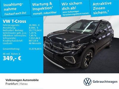 Gebraucht VW T-Cross IQ Drive 150 PS (110 kW) 2025 Deep black perleffekt SUV
