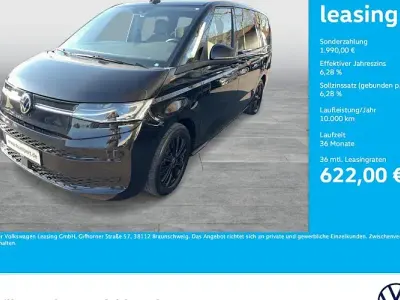 Begagnad VW Multivan Life 218 HK (160 kW) 2022 Svart Minibuss