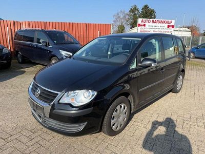 Gebraucht VW Touran Conceptline 105 PS (77 kW) 2008 Schwarz Van / Kleinbus