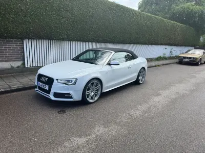 Gebraucht Audi A5 Cabriolet S-Line 177 PS (130 kW) 2014 Weiß Cabrio