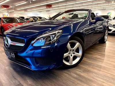 Usata Mercedes SLC200 184 CV (135 kW) 2016 Blu Cabrio